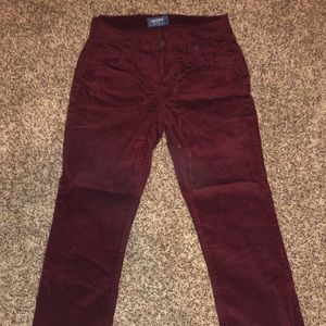 Old Navy deep red/maroon pants